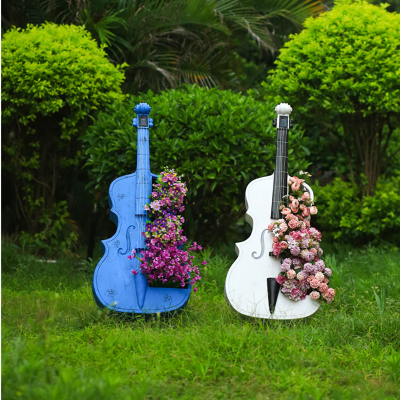 Bonsai Garden Art - Patung Taman Berbentuk Cello, Dekorasi Seni