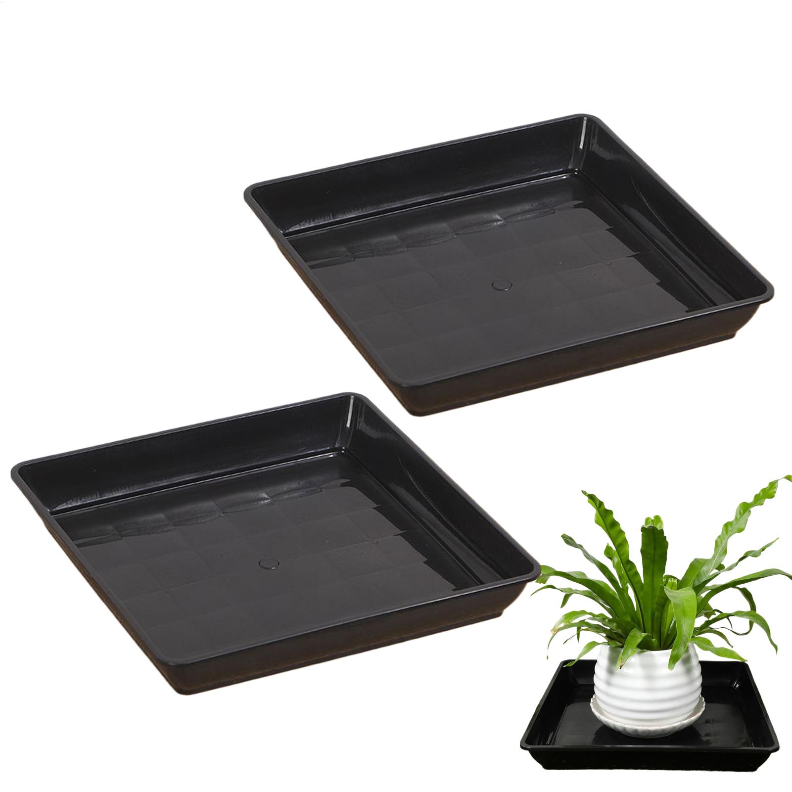 Drip Tray Saucer - Baki Tanaman untuk Pot 2 Buah,