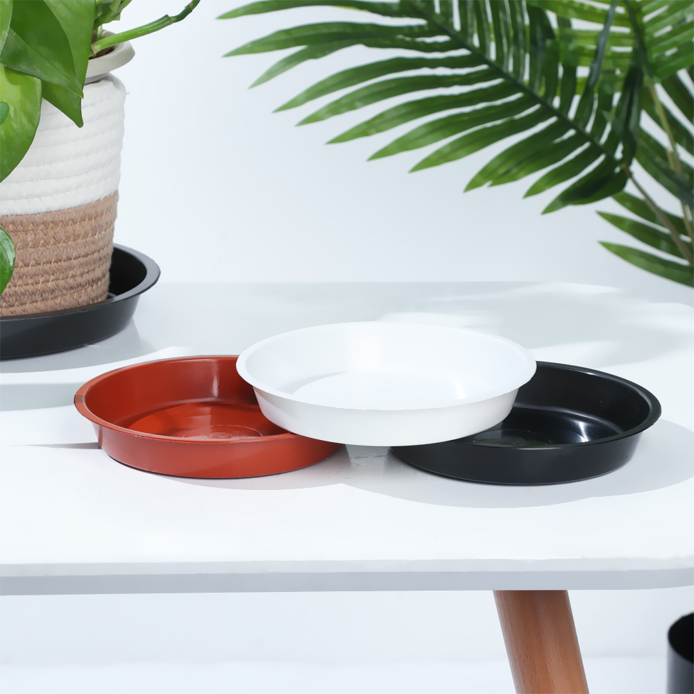 3 buah nampan tanaman berbentu - Drip Tray Saucer ulasan dan harga