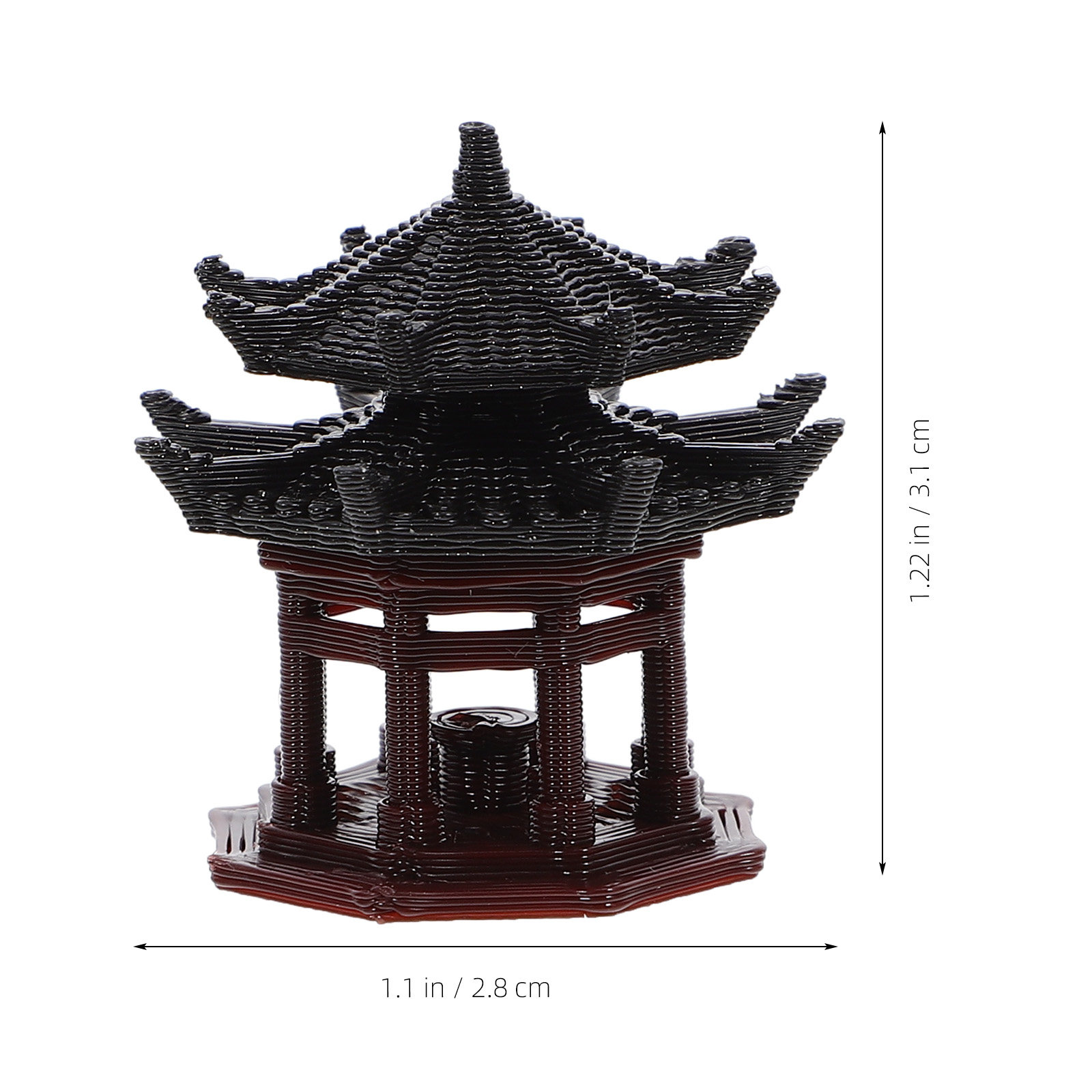 Ornamen Paviliun Plastik yang  - Bonsai Garden Landscape Design ulasan dan harga