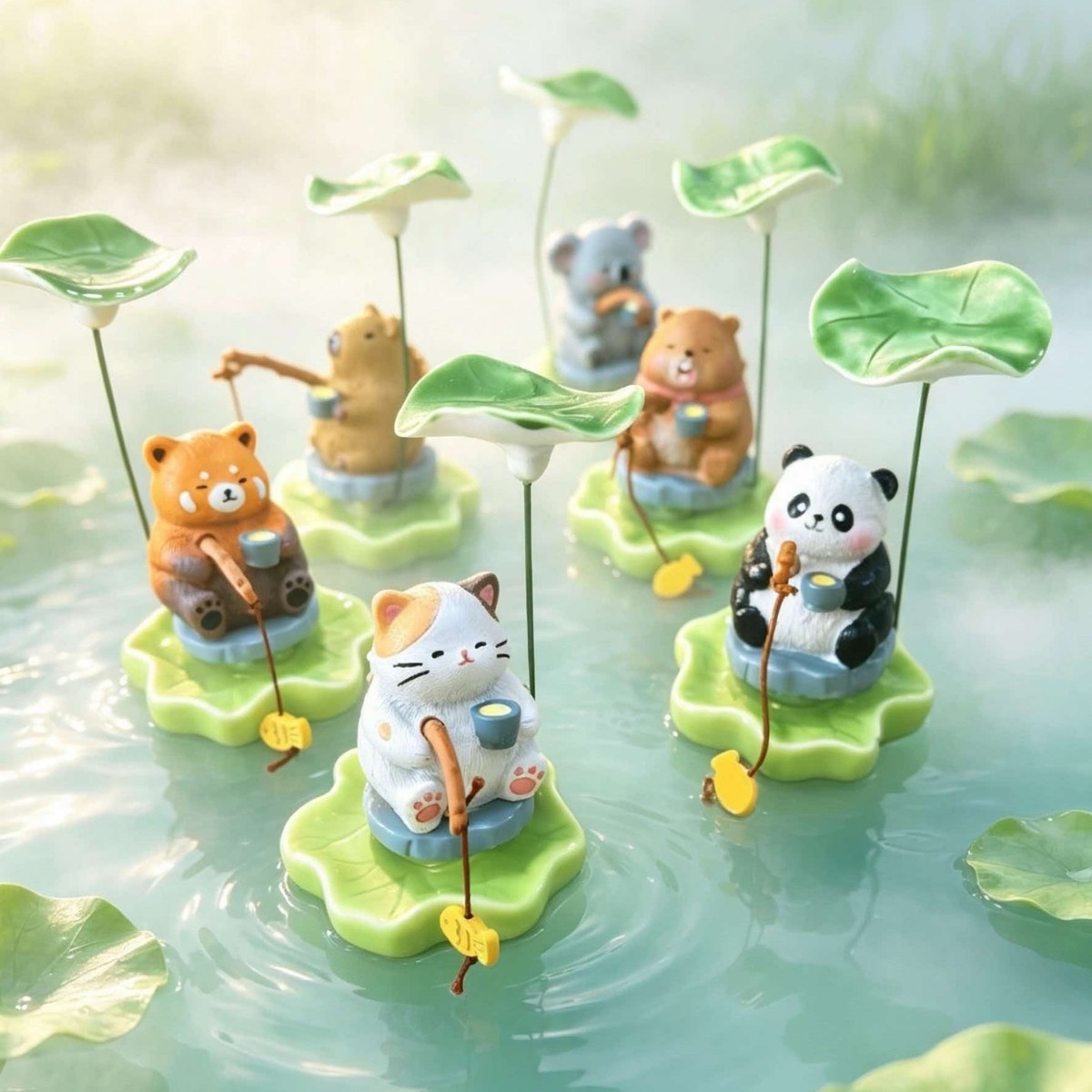 Figur Hewan Lucu untuk Dekoras - Bonsai Garden Art ulasan dan harga