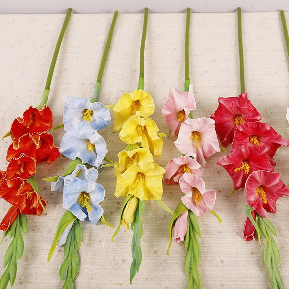 Ranting Bunga Gladiolus Buatan - Bonsai Garden Art ulasan dan harga