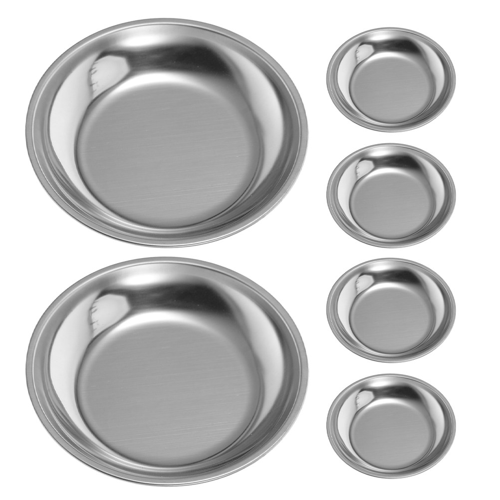 6 Buah Wadah Kantong Teh Baja  - Drip Tray Saucer ulasan dan harga
