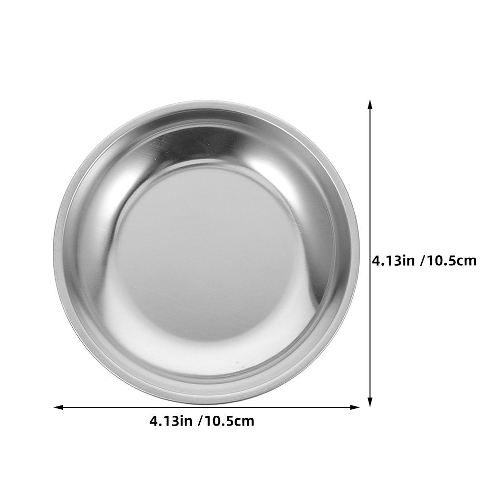 6 Buah Wadah Kantong Teh Baja  - Drip Tray Saucer ulasan dan harga